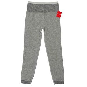 Spanx Seamless Sculpt Legging Womens Medium Spacedye Cloudy Gray Activewear Gym